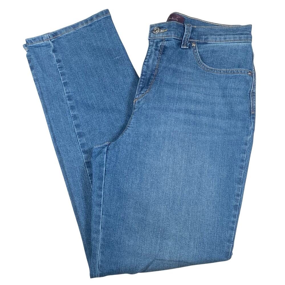 Gloria Vanderbilt Jeans Womens 8 Amanda Classic High Rise Straight Denim Pants